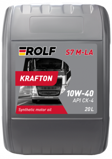 Масло моторное ROLF Krafton S7 M-LA 10W-40 CK-4;  E6/E9/E7 синтетика  20 л
